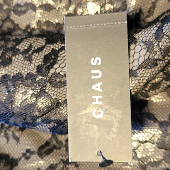 Chaus Roman Holiday vintage lace rain jacket waterproof size L - Picture 12 of 14